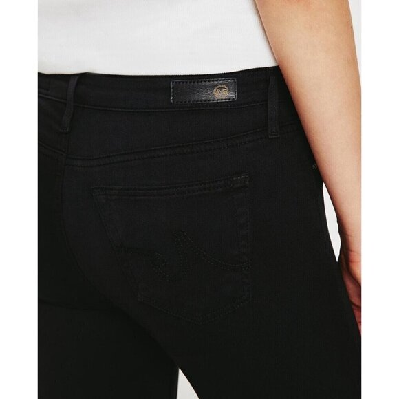 AG Adriano Goldschmied Size 24 Women's The Legging Ankle Jeans Super Black 26x31 - Picture 7 of 9